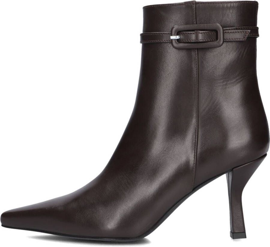 Stefano Lauran Penny2 Enkellaarsjes Enkelboots met rits Dames Bruin