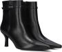 Stefano Lauran Penny2 Enkellaarsjes Enkelboots met rits Dames Zwart - Thumbnail 2