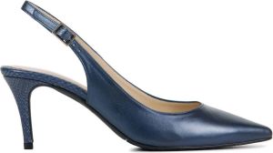 Stefano Lauran Pumps Stiletto Dames Damesschoenen Leer hoogte 7 cm S3042 Blauw