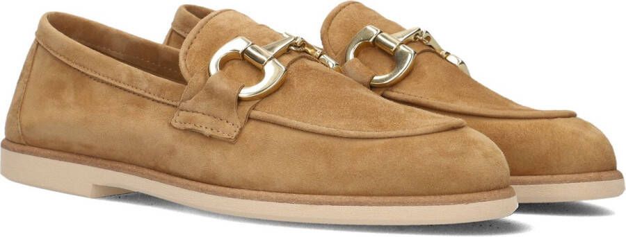 Stefano Lauran Instappers Dames Instapschoenen Damesschoenen Suède S3234 Cognac - Foto 1