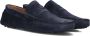 Stefano Lauran Instappers Heren Instapschoenen Herenschoenen Suède S3268 Blauw - Thumbnail 2