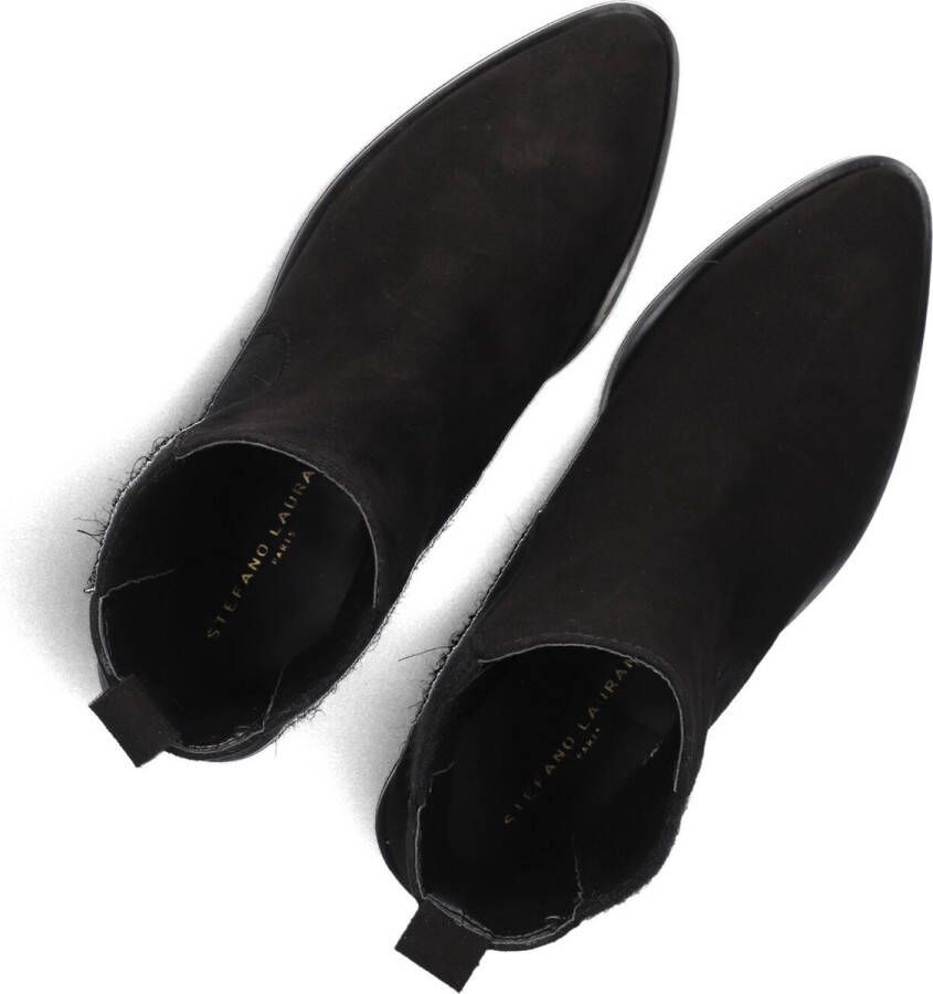 Stefano Lauran S3283 Enkellaarsjes Dames Zwart