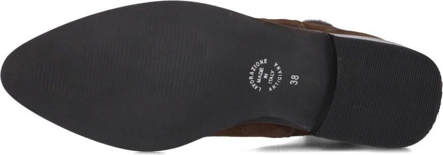 Stefano Lauran S3289 Enkellaarsjes Dames Bruin