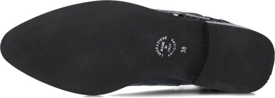 Stefano Lauran S3298 Enkellaarsjes Dames Zwart