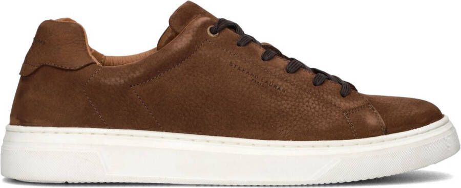STEFANO LAURAN Lage Sneakers Heren Sl124h600 Maat: 41 Materiaal: Leer Kleur: Bruin