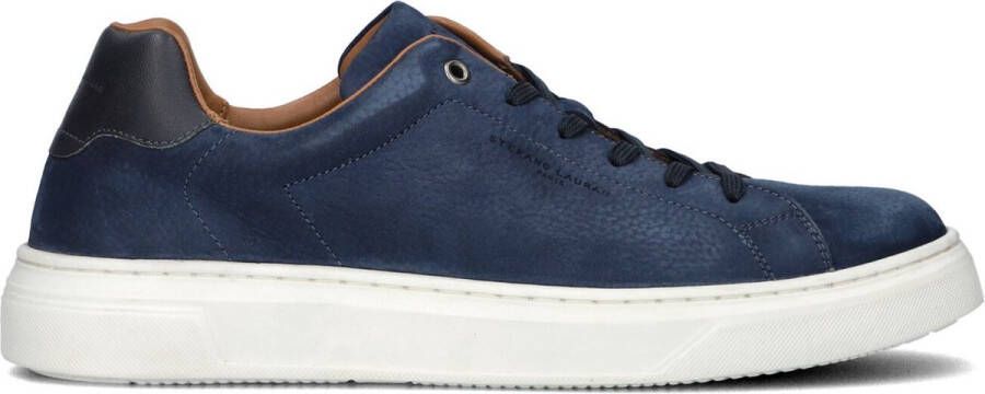 STEFANO LAURAN Lage Sneakers Heren Sl124h600 Maat: 45 Materiaal: Suède Kleur: Blauw