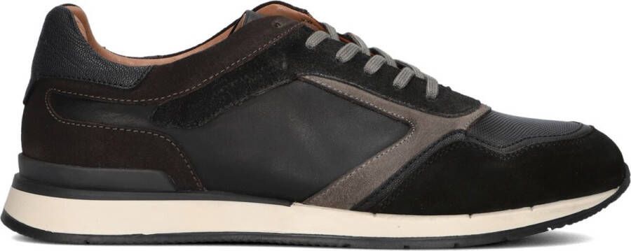 STEFANO LAURAN Lage Sneakers Heren Sl124h610 Maat: 43 Materiaal: Leer Kleur: Zwart