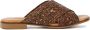 STEFANO LAURAN Slippers Dames S3107 Maat: 39 Materiaal: Leer Kleur: Bruin - Thumbnail 1