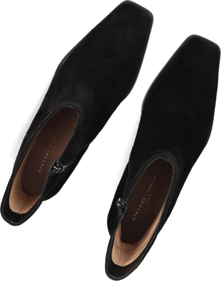 Stefano Lauran St2070 Enkellaarsjes Enkelboots met rits Dames Zwart