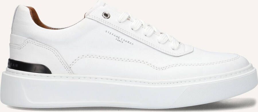 STEFANO LAURAN Lage Sneakers Heren Star 001 Maat: 47 Materiaal: Leer Kleur: Wit
