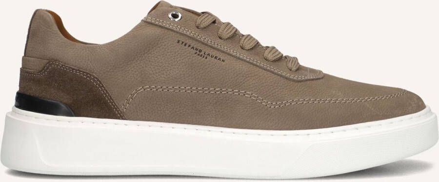 STEFANO LAURAN Lage Sneakers Heren Star 001 Maat: 48 Materiaal: Nubuck Kleur: Taupe