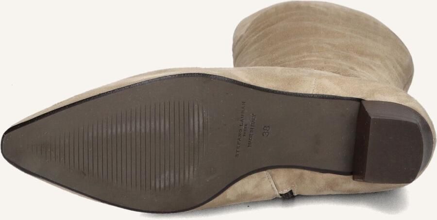 STEFANO LAURAN Hoge Laarzen Dames 010-290 Maat: 39 Materiaal: Suède Kleur: Beige - Foto 4