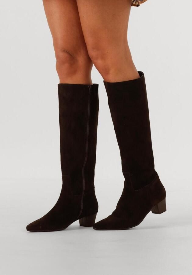 STEFANO LAURAN Hoge Laarzen Dames 010-290 Maat: 36 Materiaal: Suède Kleur: Bruin - Foto 2