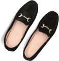 STEFANO LAURAN Mocassins Dames 11733 5 Suède Zwart - Zwart