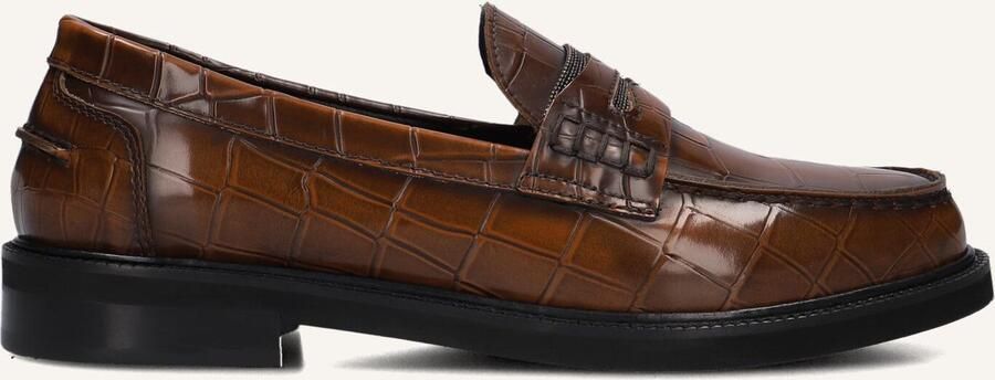 STEFANO LAURAN Loafers Dames 12032 Maat: 37 Materiaal: Leer Kleur: Bruin - Foto 2