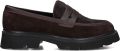 STEFANO LAURAN Loafers Dames 12087 Suède Bruin - Donkerbruin