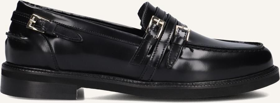 Stefano Lauran 12091 Loafers Dames Instappers Zwart