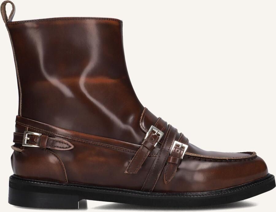 STEFANO LAURAN Enkellaarsjes Dames 12096 Maat: 42 Materiaal: Leer Kleur: Bruin - Foto 2