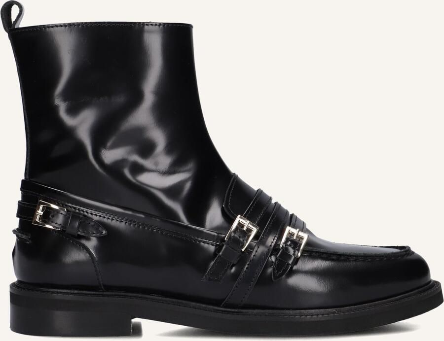 STEFANO LAURAN Enkellaarsjes Dames 12096 Maat: 39 Materiaal: Lakleer Kleur: Zwart - Foto 2