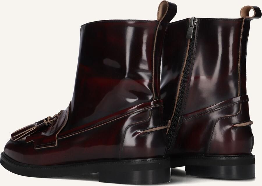 STEFANO LAURAN Enkellaarsjes Dames 12219 Maat: 41 Materiaal: Leer Kleur: Rood - Foto 2