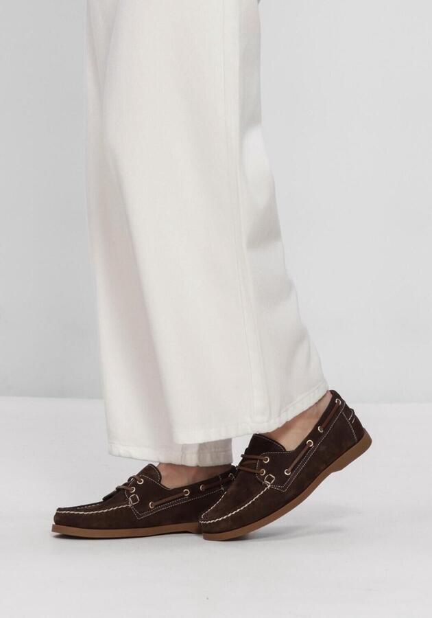 STEFANO LAURAN Veterschoenen Dames 12735 Maat: 36 Materiaal: Suède Kleur: Bruin - Foto 6