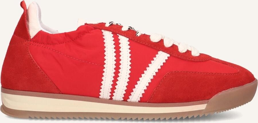 STEFANO LAURAN Lage Sneakers Dames 1back107 Maat: 41 Materiaal: Textiel Kleur: Rood