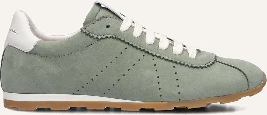 STEFANO LAURAN Lage Sneakers Dames 1slick100 Maat: 38 Materiaal: Suède Kleur: Groen