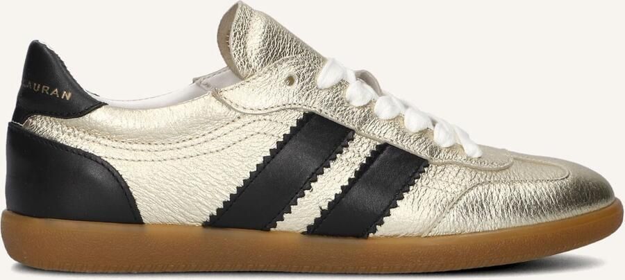 STEFANO LAURAN Lage Sneakers Dames 1white101 Leer Goud - Foto 5