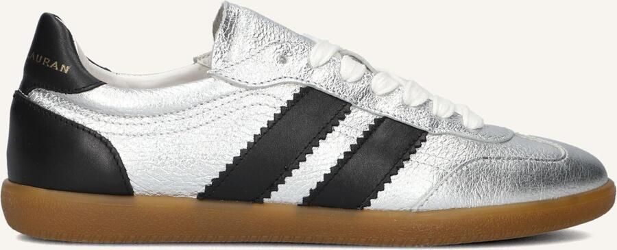 STEFANO LAURAN Lage Sneakers Dames 1white101 Leer Zilver