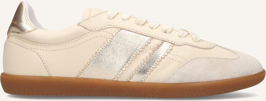 STEFANO LAURAN Lage Sneakers Dames 1white117 Maat: 42 Materiaal: Leer Kleur: Beige