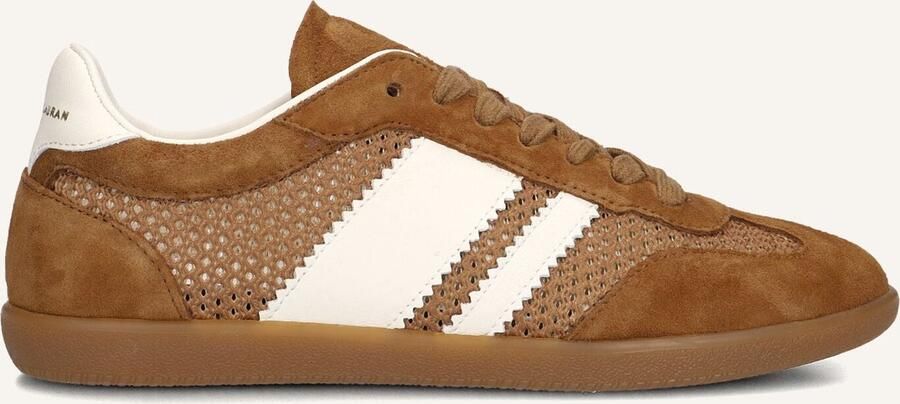 STEFANO LAURAN Lage Sneakers Dames 1white1191 Maat: 40 Materiaal: Suède Kleur: Bruin