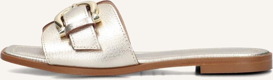 STEFANO LAURAN Slippers Dames 23100 Maat: 40 Materiaal: Leer Kleur: Goud - Foto 2