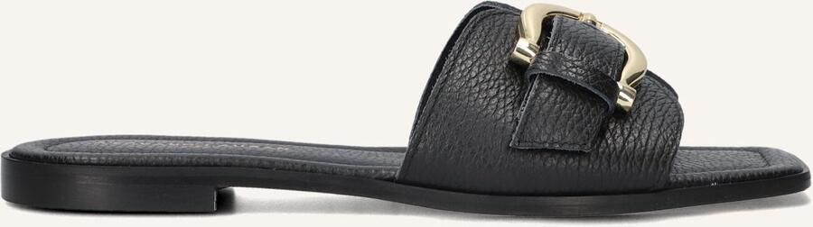 STEFANO LAURAN Slippers Dames 23100 Maat: 40 Materiaal: Leer Kleur: Zwart - Foto 2