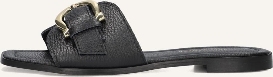 STEFANO LAURAN Slippers Dames 23100 Maat: 41 Materiaal: Leer Kleur: Zwart - Foto 2