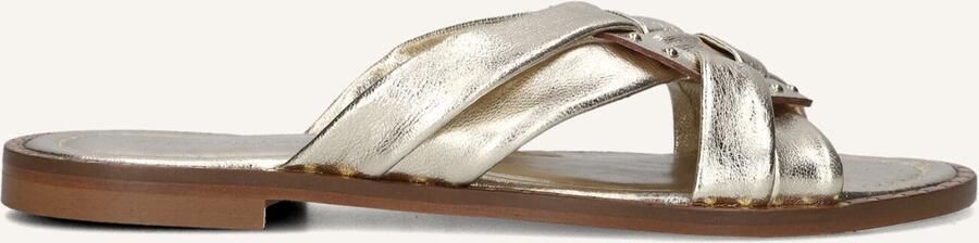 STEFANO LAURAN Slippers Dames 24003 Maat: 43 Materiaal: Leer Kleur: Goud - Foto 2