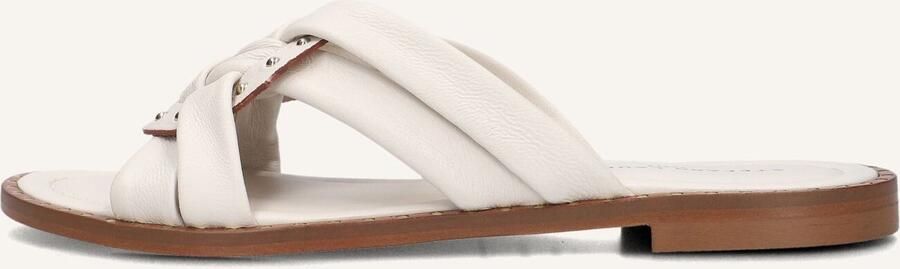 STEFANO LAURAN Slippers Dames 24003 Maat: 36 Materiaal: Leer Kleur: Wit - Foto 2