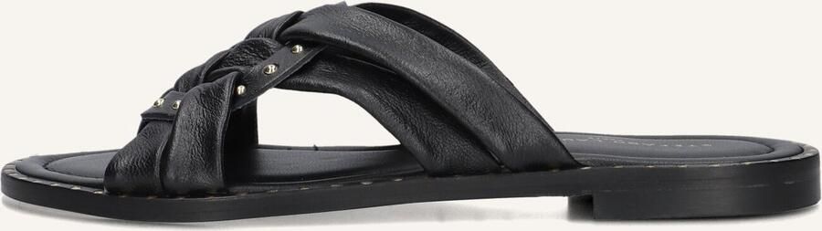 STEFANO LAURAN Slippers Dames 24003 Leer Zwart - Foto 4