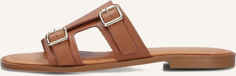 STEFANO LAURAN Slippers Dames 24004 Maat: 39 Materiaal: Leer Kleur: Cognac - Foto 3