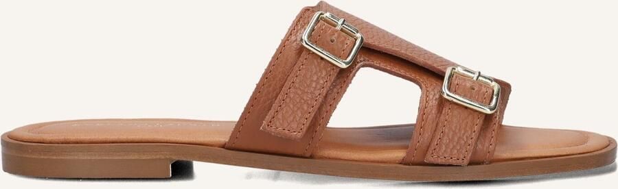 STEFANO LAURAN Slippers Dames 24004 Maat: 39 Materiaal: Leer Kleur: Cognac - Foto 3