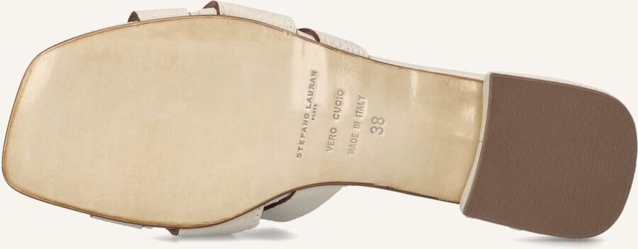STEFANO LAURAN Slippers Dames 24050 Maat: 37 Materiaal: Leer Kleur: Beige - Foto 3