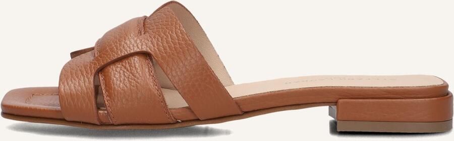STEFANO LAURAN Slippers Dames 24050 Maat: 36 Materiaal: Leer Kleur: Cognac - Foto 4
