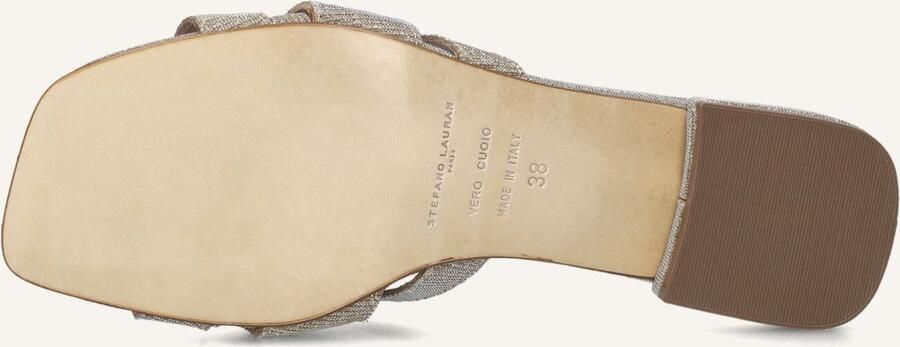 STEFANO LAURAN Slippers Dames 24050 Maat: 38 Materiaal: Lurex Kleur: Goud - Foto 2
