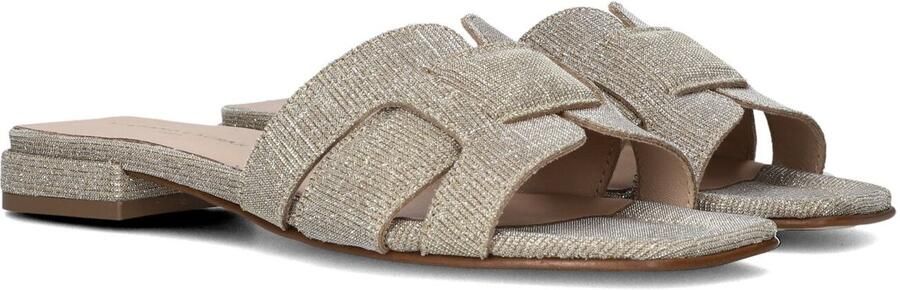 STEFANO LAURAN Slippers Dames 24050 Maat: 42 Materiaal: Lurex Kleur: Goud