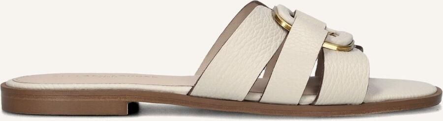 STEFANO LAURAN Slippers Dames 24152 Maat: 40 Materiaal: Leer Kleur: Beige - Foto 4