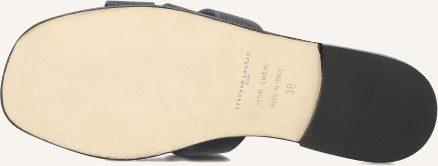 STEFANO LAURAN Slippers Dames 24152 Maat: 42 Materiaal: Leer Kleur: Zwart - Foto 2
