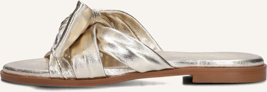STEFANO LAURAN Slippers Dames 24153 Maat: 39 Materiaal: Leer Kleur: Goud - Foto 3