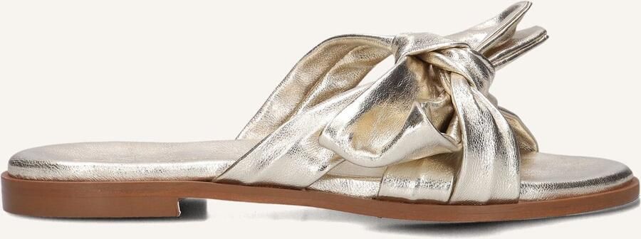 STEFANO LAURAN Slippers Dames 24153 Maat: 42 Materiaal: Leer Kleur: Goud - Foto 2