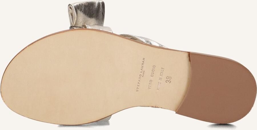 STEFANO LAURAN Slippers Dames 24153 Maat: 38 Materiaal: Leer Kleur: Goud - Foto 2