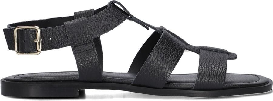 Stefano Lauran Zwarte Sandalen voor Stijlvolle Zomerdagen