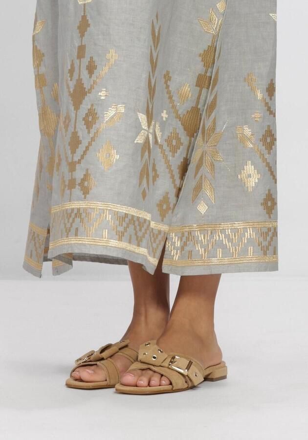 STEFANO LAURAN Slippers Dames 25037 Suède Beige - Foto 6
